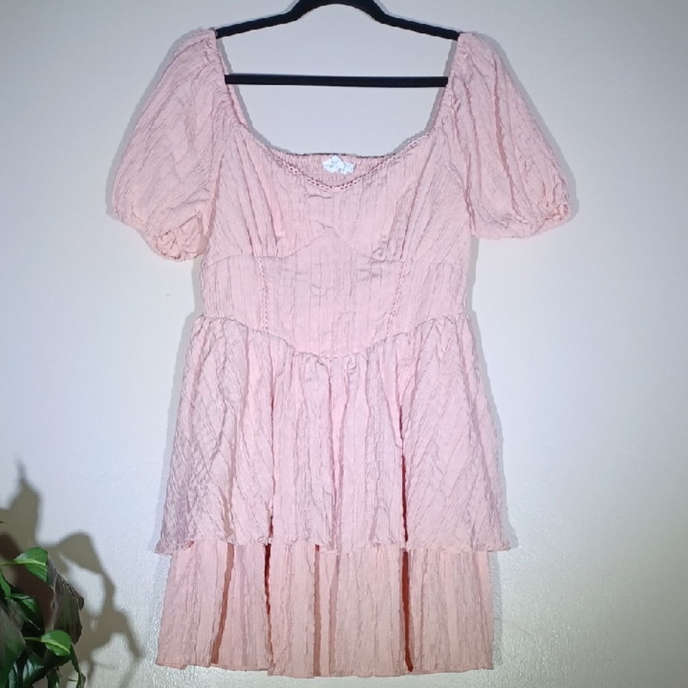 All in Favor Pink Mini Dress